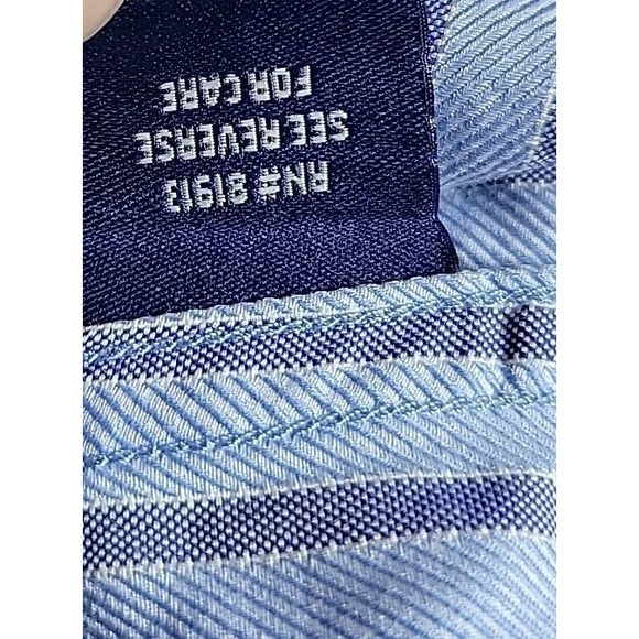 Robert Graham Shirt Mens 2XL Stripe Embroidered Floral Pattern Dress - Picture 10 of 11